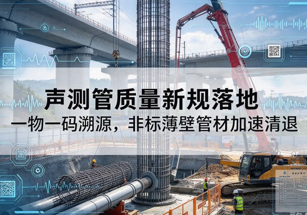 邯郸声测管质量新规落地，一物一码溯源，非标薄壁管材加速清退