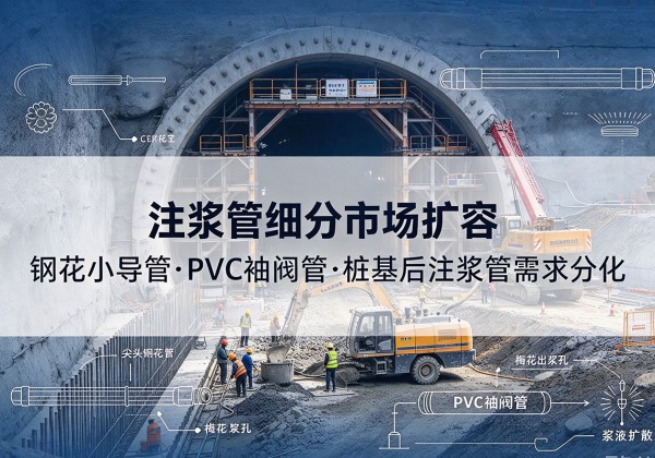 邯郸注浆管细分市场扩容，隧道钢花小导管、PVC 袖阀管、桩基后注浆管需求分化